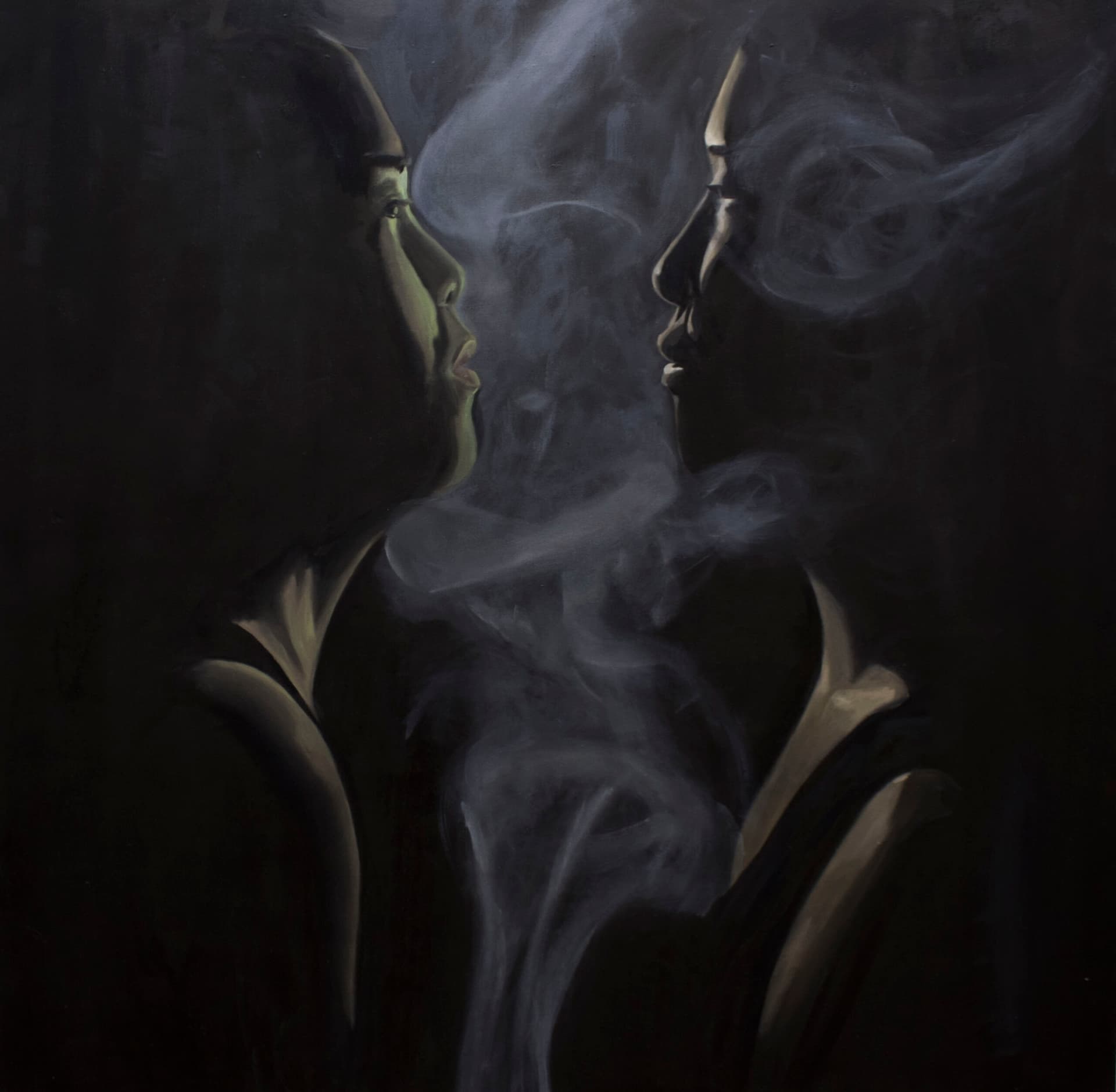 Smoke and Mirrors – Oil Painting