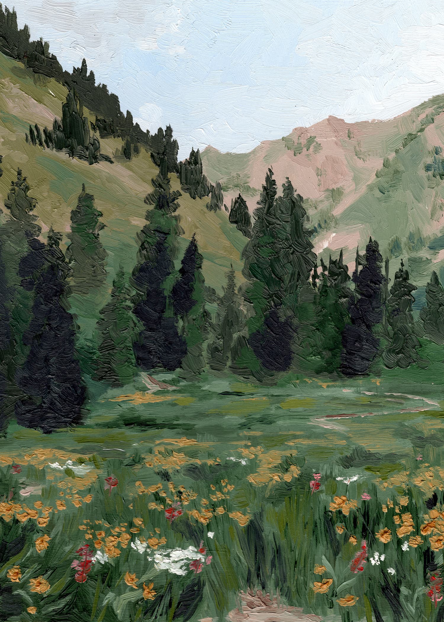 Alpine #1 Art Print