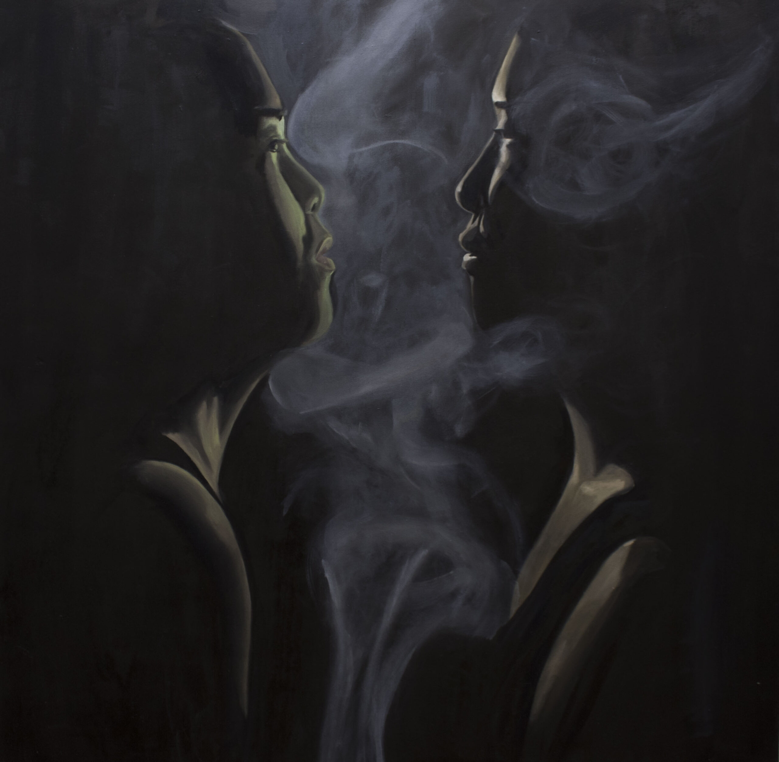 Smoke and Mirrors – Oil Painting